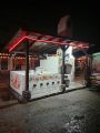Уличная Русская печь с обогреваемой полкой и аркой под дрова