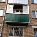 Обшивка балкона профлистом