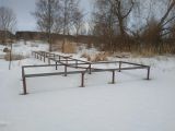 Смонтировали пирс участке с озером