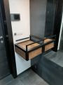 Ящик. Каркас из металла, основа - фанера, облицовка керамогранитом.