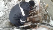 Алмазное бурение фундамента под кабеля