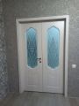 Установка двухстворчатой двери