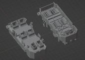 Создание точной модели по 3D скану, корпуса модуля электроподъемников для автомобиля Honda Accord 8,
И печать на фотополимерном принтере
