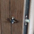 Установка задвижки ночной на входной двери.