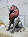 Рисунок с эффектом сатинирования  металла. Миниатюра. 
Подготовка для работы в масштабе 1:9