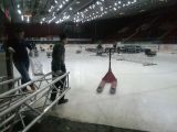 Ледовое шоу , разгрузка декораций