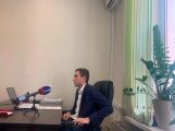Отвечаю на вопросы корреспондентов ВГТРК Новосибирск