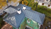 Восстановление старой вальмьмовой кровли. 
