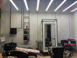 Мебель на металлокаркассе в стиле лофт собственного изготовления. Вешало и полочка с монтажём к потолку. Двусторонеее, подкатное полноразмерное заркало с выдвижными ящиками.