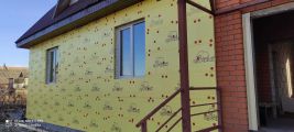 Утепление фасада пеноплексом