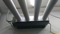 Вид канального кондиционера после монтажа с разветвлением потоков.