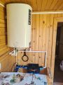 Установка бойлера фильтра для воды, разводка труб