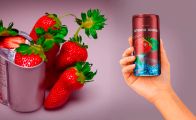 фрагмент из презентации по разработке фирменного стиля  упаковки газированного напитка