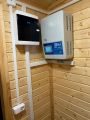 Установка реле напряжения, дифававтоматов и стабилизатора напряжения