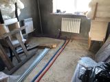 Монтаж системы радиаторного отопления. д. Малое Седельниково. 