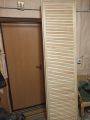 Жалюзийное дверное полотно с коробкой, 250 см на 60 см, для кладовки