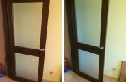 Замена стекла в межкомнатной двери