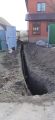 Подвод воды к дому с проколом под асфальтом.