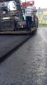 Укладка асфальта верхнего слоя