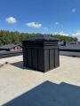 Парапетные крышки и обход вент шахт фальцем 