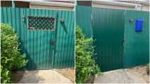 Замена и установка калитки с почтовым ящиком.
