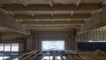 Утепление бетонных потолков напылением пенополиуретана