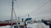 Много много вводов. Замена всех вводов на одной из улиц нашего города