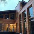 Проект выполнен с дизайнером. Остекление загородного коттеджа.