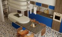 3D-визуализация интерьера кухни