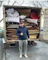 Вывоз мусора , всегда складываем аккуратно , для того , что бы больше вместилось 