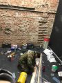 Монтаж декоративной полосы и покраска помещения 