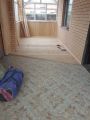 Комбинированные полы. Дерево+кафель