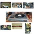  Philips 22AH900  винтажный стереокомплекс включающего проигрыватель винила, кассетную деку, тюнер и усилитель