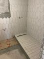 Поддоны из плитки мозаичный + трап