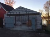 Гараж из пеноблока