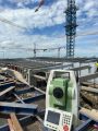 Геодезическая разбивка кронштейнов под монтаж зенитного фонаря