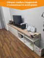 Сборка тумбы с подрезкой столешницы по всей длине
