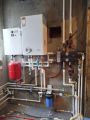 Подключение основного газового котла и запасного электрического котла