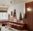 3D-визуализация интерьера лечебного корпуса санатория (зона ожидания)