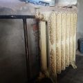 Установка чугунной батареи 