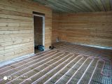 Установка электро-водяного теплого пола в деревянном доме на сваях