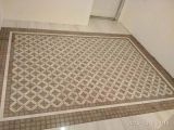 укладка ковра из мозаики