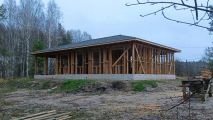 Реализация проекта каркасного дома