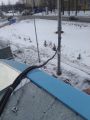 Подключение газового модуля , демонтаж ,,воздушки,, прокладка кабеля по штробе в асфальте до модуля