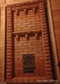 Баный портал с использованием декоративного скола кирпича ( ручной скол )