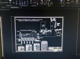 Принципиальная схема котельной на газообразном топливе с резервным электриеским котлом