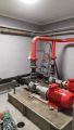 Выполненный монтаж насосной станция системы пожаротушения и водоснабжения.