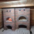 Кухонный комплекс: мини русская печь + мангал. Август 2024.