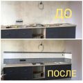 Фартук +  подключение розеток