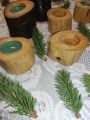 Подсвечники из дерева